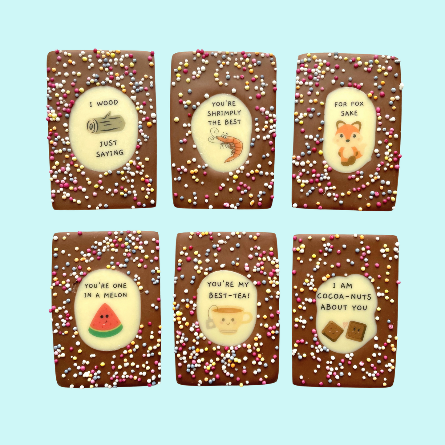 PunBars Mini Funny Chocolate Bars Collection 3