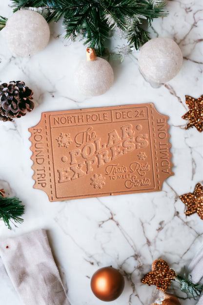 Polar Express Ticket Mini Chocolate Bar