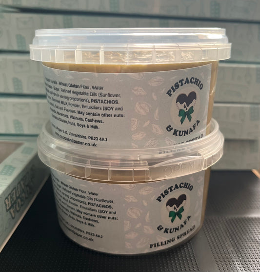 Pistachio and Kunafa Tub Filling Spread 240g