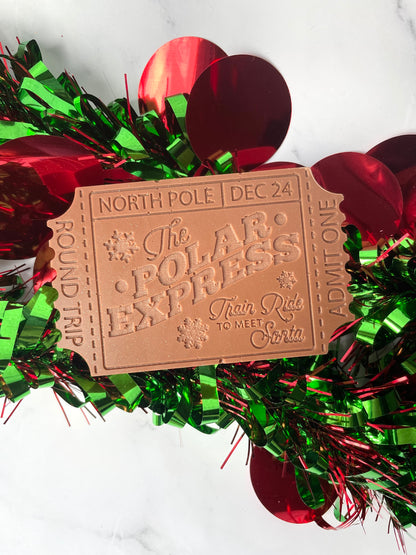 Polar Express Ticket Mini Chocolate Bar