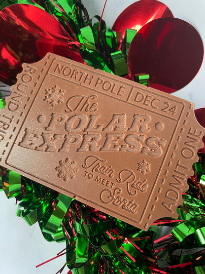 Polar Express Ticket Mini Chocolate Bar